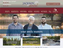 Tablet Screenshot of jacksondentalclinic.com